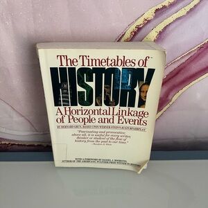 VTG 1982 - THE TIMETABLES OF HISTORY LINKAGE OF PEOPLE AND EVENTS BOOK